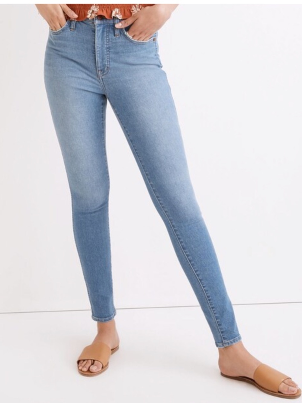 Madewell High-Rise Skinny Jeans in Ferndale Wash Size 33